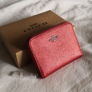 【SOLD】-Coach Small Zip-around Wallet